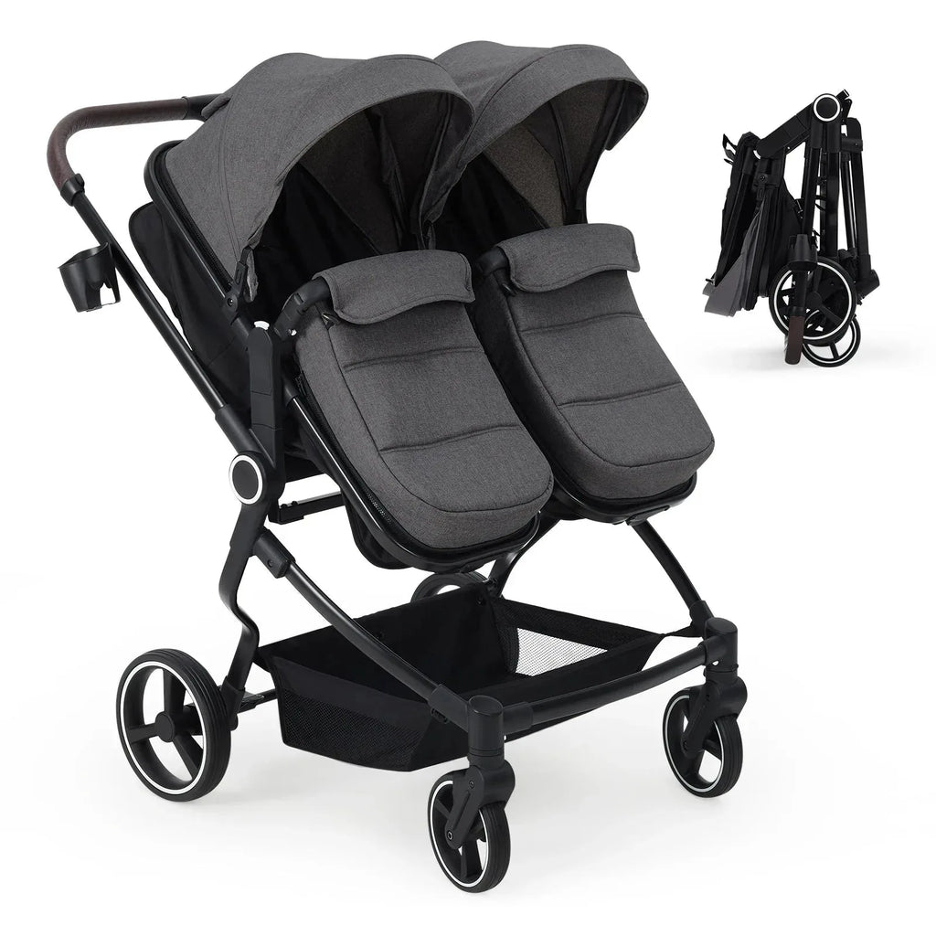 Double Stroller tandem stroller for newborn and toddler