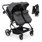 Double Stroller tandem stroller for newborn and toddler