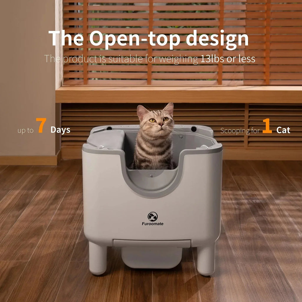 F6 Self-Cleaning Litter Box – Open-Top - Image 2