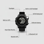 Military T-Rex 3 Ultra Smart Watch – 1000mAh GPS - Image 5