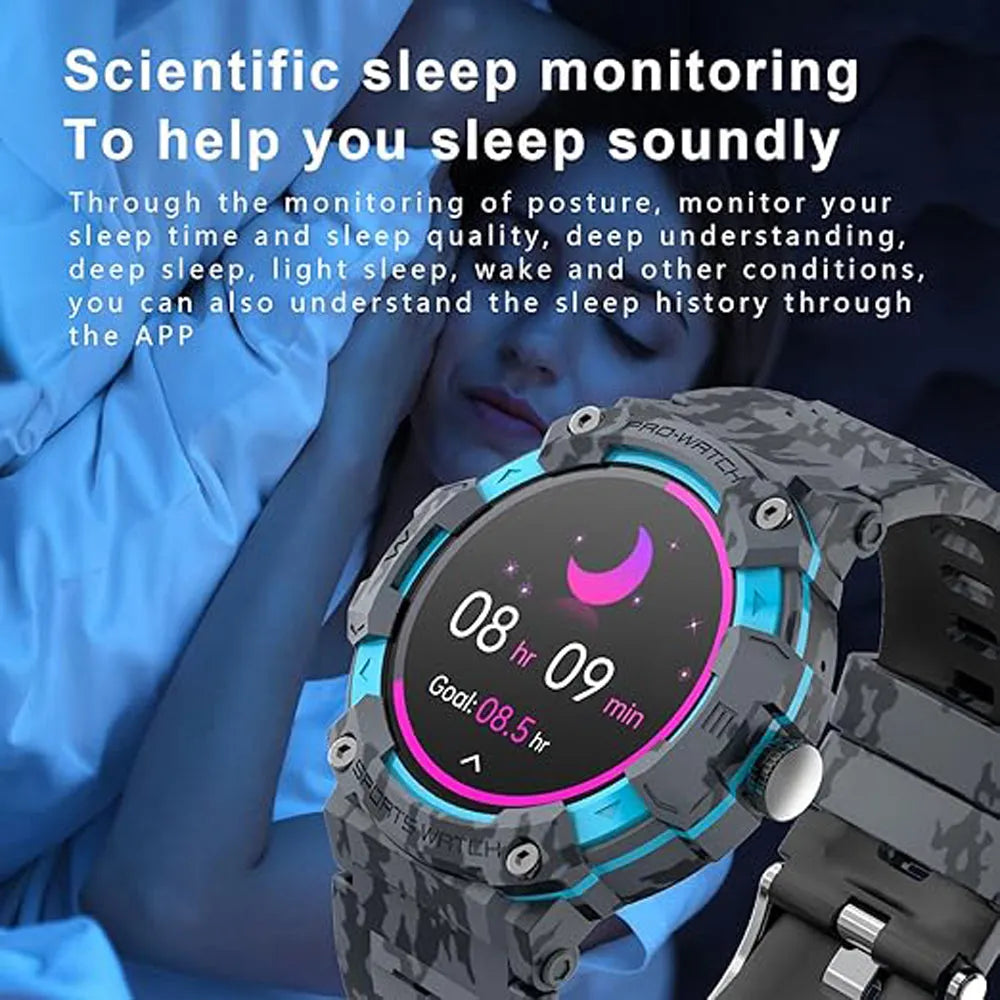 Nova Mart GPS SmartWatch with 1.39-inch TFT screen, Bluetooth 5.3, stylish wearable device for fitness and notifications.