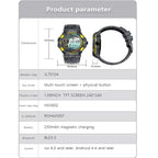 Nova Mart GPS SmartWatch with 1.39-inch TFT screen, Bluetooth 5.3, fitness tracking, and sleek modern design.