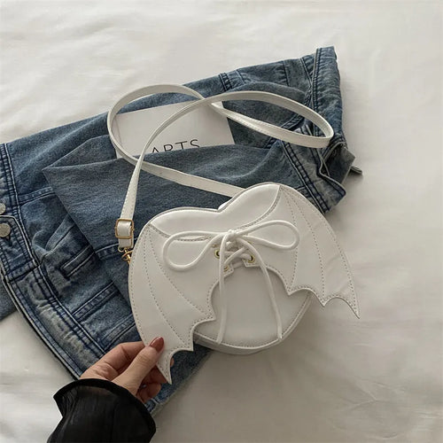 Heart Shape Bat Wings One Shoulder – Unique Strap