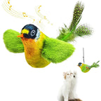 Interactive Chirping Bird Cat Toy – Feather - Image 2