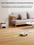 Nova Mart Lefant M2 Pro robot vacuum and mop with 5500Pa LiDAR, compact design, and smart navigation for efficient cleaning.