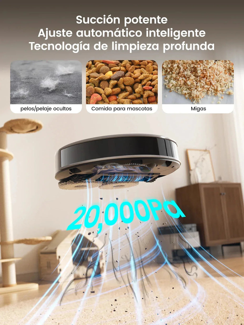 Nova Mart Lefant M3 Max robot vacuum and mop with 20000Pa suction, auto wash feature, designed for efficient home cleaning.