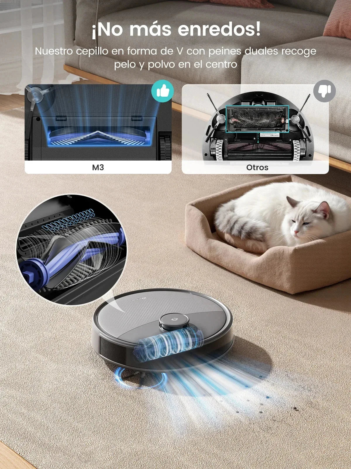Nova Mart Lefant M3 Max robot vacuum and mop with 20000Pa suction, auto wash feature, designed for efficient cleaning.