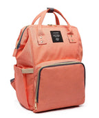 Large capacity Lequeen mummy diaper bag backpack by Nova Mart with multiple compartments for travel and baby essentials.