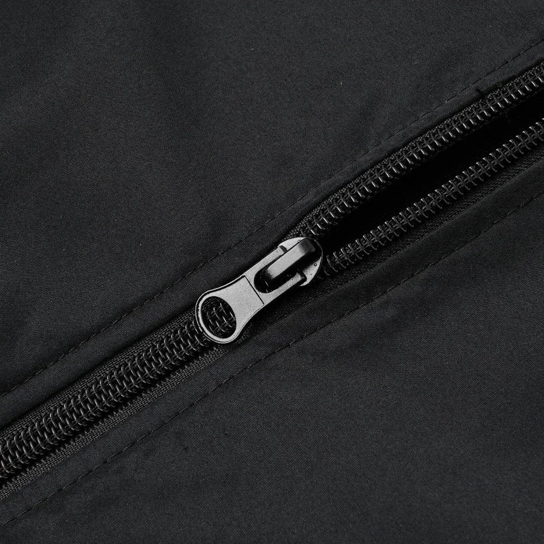 Men's loose solid color jacket with baseball collar from Nova Mart, featuring a casual, relaxed fit and lightweight design.