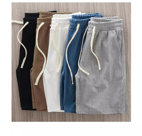Men's Waffle Shorts – Loose Fit