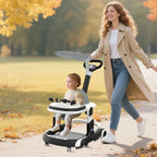 Nova Mart multifunctional baby walker with sunshade, comfortable seat, and built-in music for engaging play and mobility.