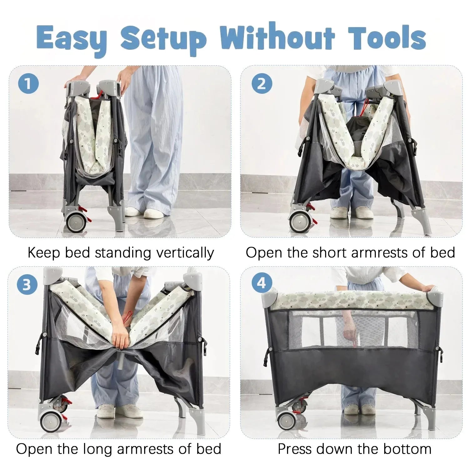Pack n Play Portable Playard with bassinet and changing table