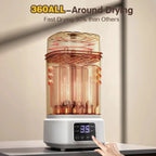 Nova Mart 8-in-1 baby bottle sterilizer and dryer, compact travel-friendly design with fast 30-minute drying cycle