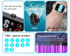 SmartWatch with 1.83-inch display from Nova Mart featuring heart rate monitor and fitness tracking.