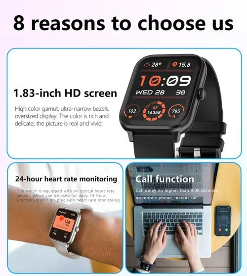 SmartWatch – Heart Rate 1.83"