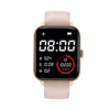Nova Mart smart watch with 1.83-inch display showing heart rate and fitness tracking features on a sleek black band.