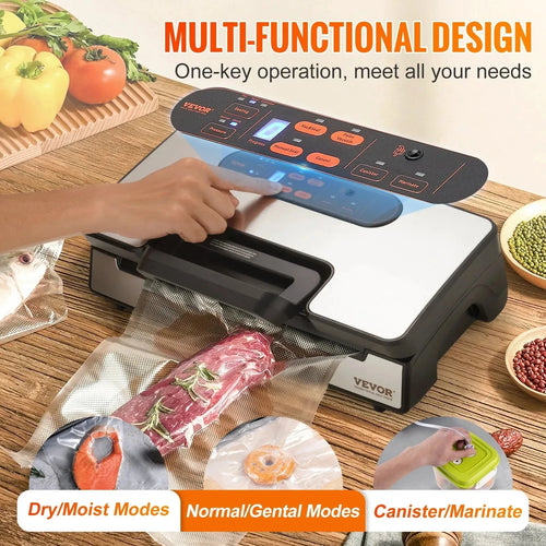 SucceBuy 90Kpa Vacuum Sealer 10 Free – Powerful 90Kpa Suction