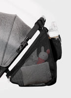 Nova Mart Sunveno baby stroller organizer bag with storage, shown attached to a stroller for convenient organization of essentials.