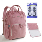 Sunveno diaper bag mommy backpack with nappy organizer, featuring multiple compartments and adjustable straps for convenient parenting.