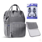 Sunveno Diaper Bag Mommy Backpack by Nova Mart with nappy organizer, showing multiple compartments and stylish design for parents.