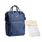 Sunveno diaper bag mommy backpack with nappy organizer, spacious diaper bag in stylish design, featuring multiple compartments and adjustable straps.