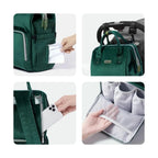 Nova Mart Sunveno diaper bag mommy backpack with nappy organizer, stylish and spacious diaper bag for parents and babies.