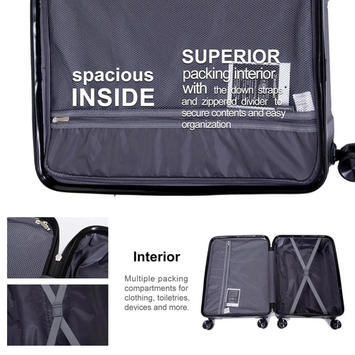 Travelhouse 3-Piece PP Hardshell – TSA Lock 3-Piece
