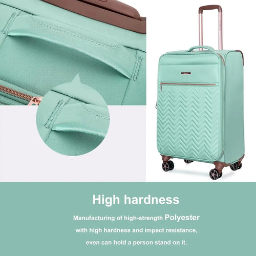 Travelhouse 4-Piece Softside – Expandable Spinner Wheels