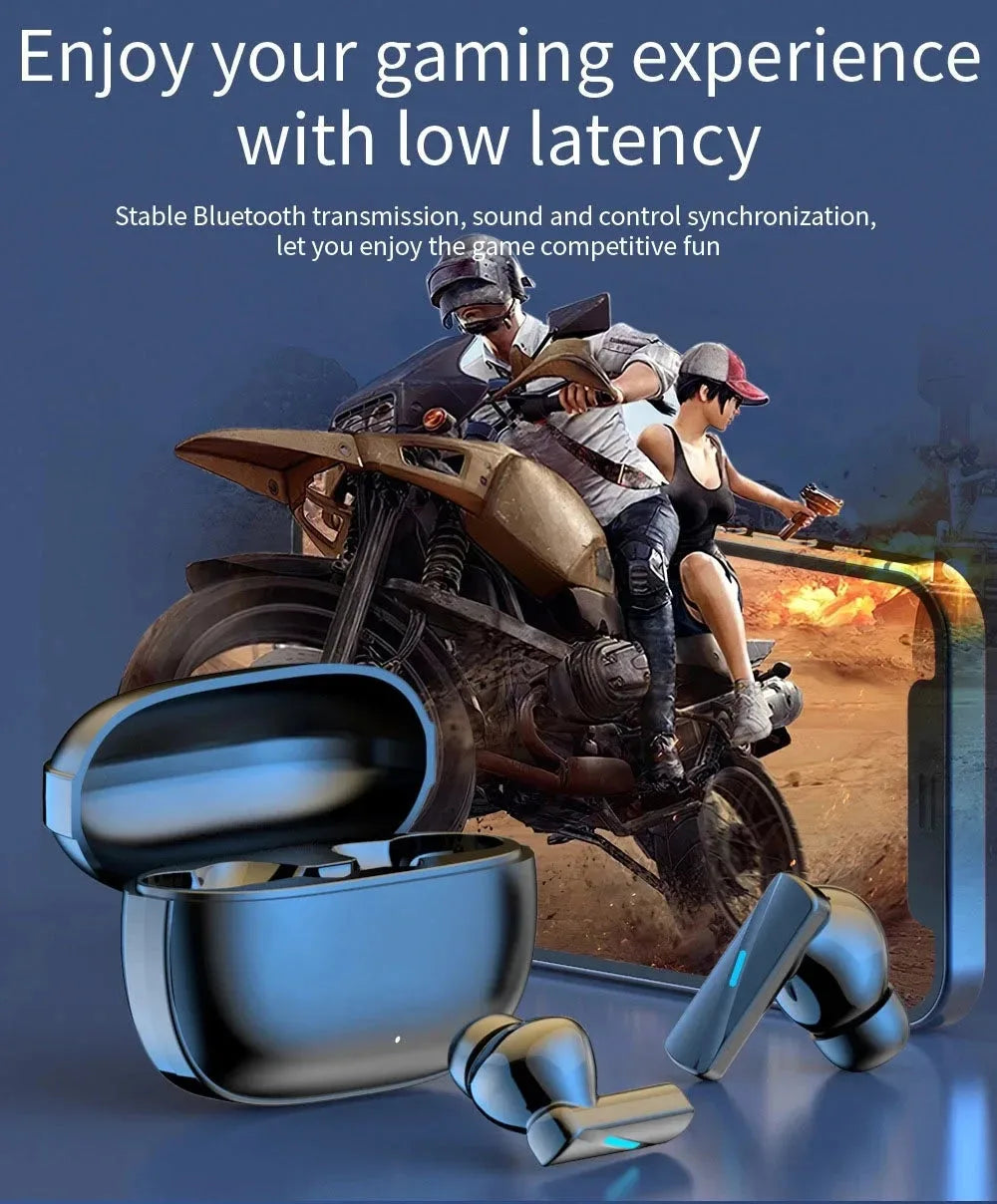 Nova Mart TWS ANC earbuds with HiFi stereo sound, touch controls, and 30-hour battery life in a sleek wireless design.