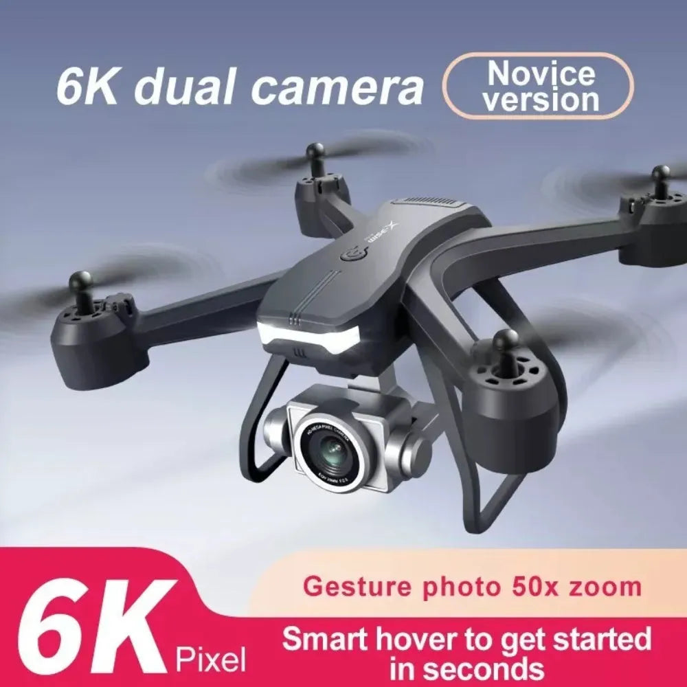 Nova Mart V14 Pro RC Drone with 6K HD WiFi FPV camera, foldable quadcopter with sleek design and remote control.