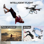 Nova Mart V14 Pro RC Drone with foldable design, 6K HD WiFi FPV camera, quadcopter for aerial photography and videography.