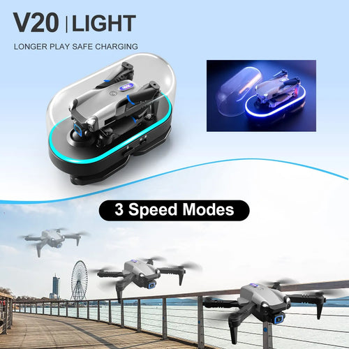 V20 RC Drone – WiFi FPV 6K HD Dual Camera