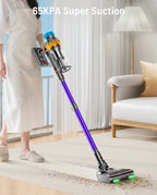VAKERR X15 Pro cordless vacuum cleaner with 65Kpa suction, 650W motor, and a sleek design by Nova Mart.