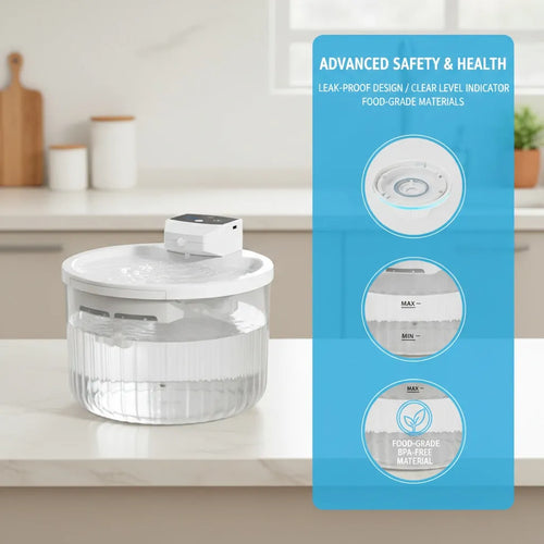 Wireless Pet Drinking Fountain – Wireless Cordless