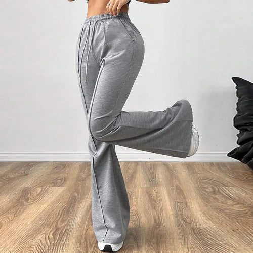 Women's Drawstring Elastic Waist – Wide-Leg