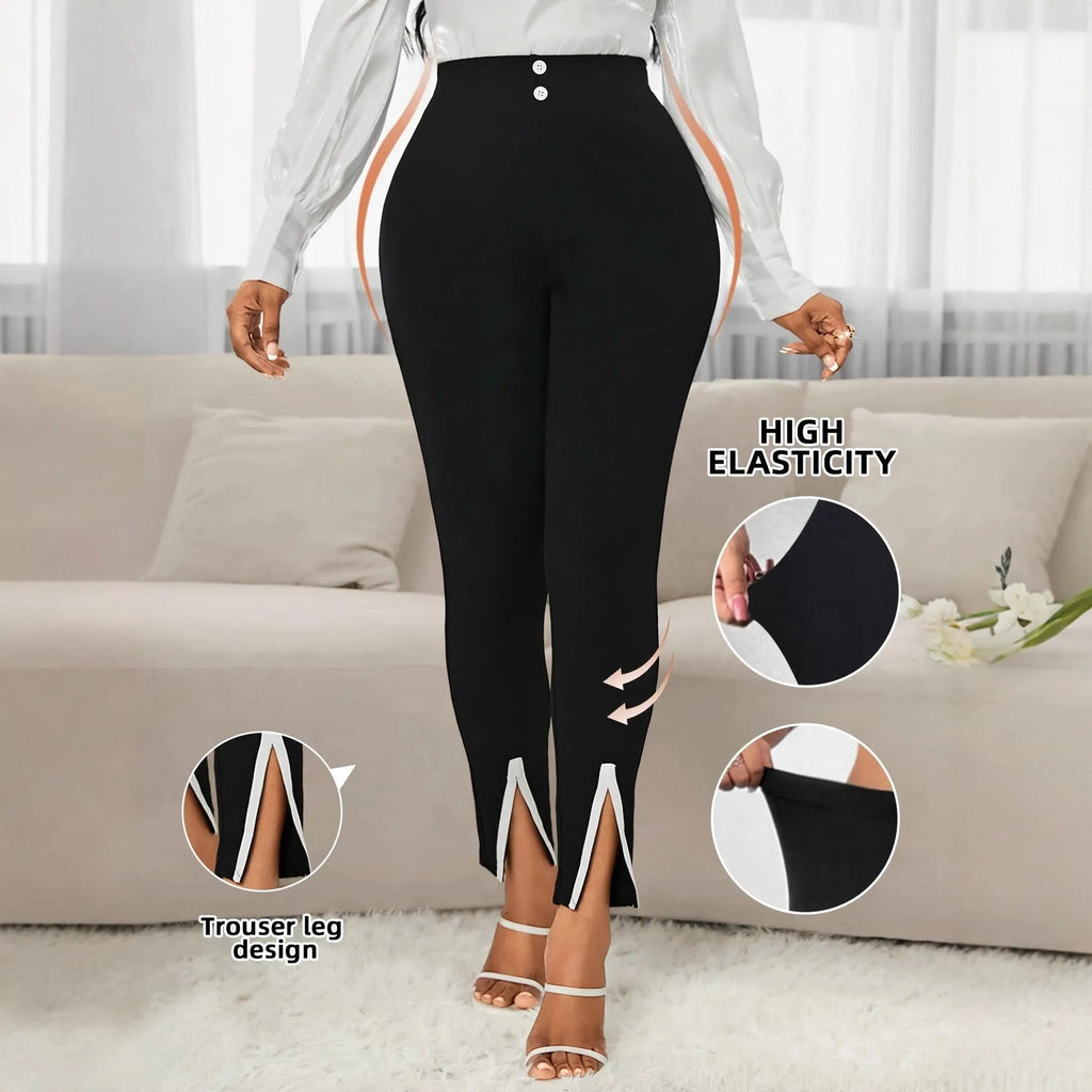 Women's slim-fit commuter pants by Nova Mart, showcasing tailored fit and sleek design in a stylish, professional look.
