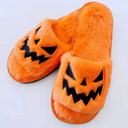 Women's Halloween cute warm home slippers from Nova Mart featuring festive designs and cozy interior for comfort.