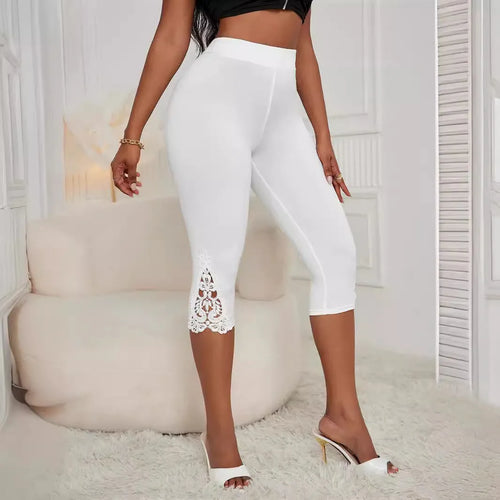 Women's High Waist Lace Patchwork Slim – Lace Patchwork