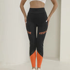 Women’s printed casual yoga fitness pants by Nova Mart featuring colorful activewear with a comfortable fit and stylish design.