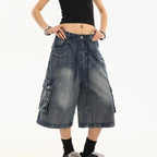 Women's relaxed-fit straight-leg pants with multiple pockets by Nova Mart, shown in a casual style with a comfortable fit.