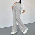 Women's slim fit bootcut trousers by Nova Mart, featuring a tailored fit and classic style, shown in a neutral color.