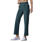 Women's straight-leg wide-leg cropped jeans by Nova Mart, featuring classic denim with a relaxed fit and stylish cropped length.