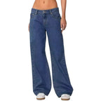 Women's wide-leg casual linen pants by Nova Mart, featuring a relaxed fit and lightweight fabric, shown on a model.