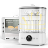 Nova Mart YunBaby baby bottle steamer and dryer with one-touch control, large capacity for bottles, breast pump accessories, and baby items.