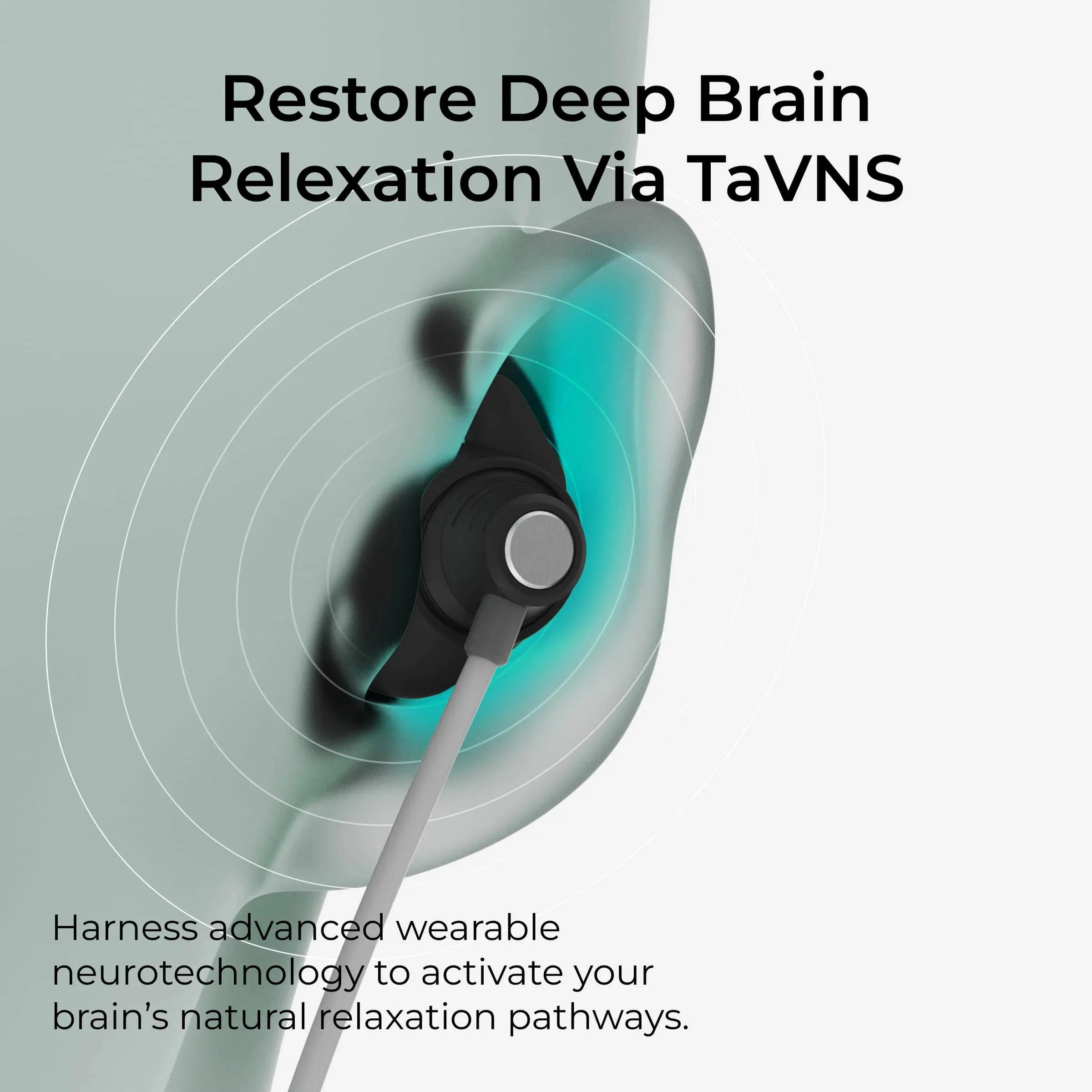Nova Mart ZenoWell Luna Vagus Nerve Stimulator wellness device for sleep and calm, shown with control interface and sleek design.